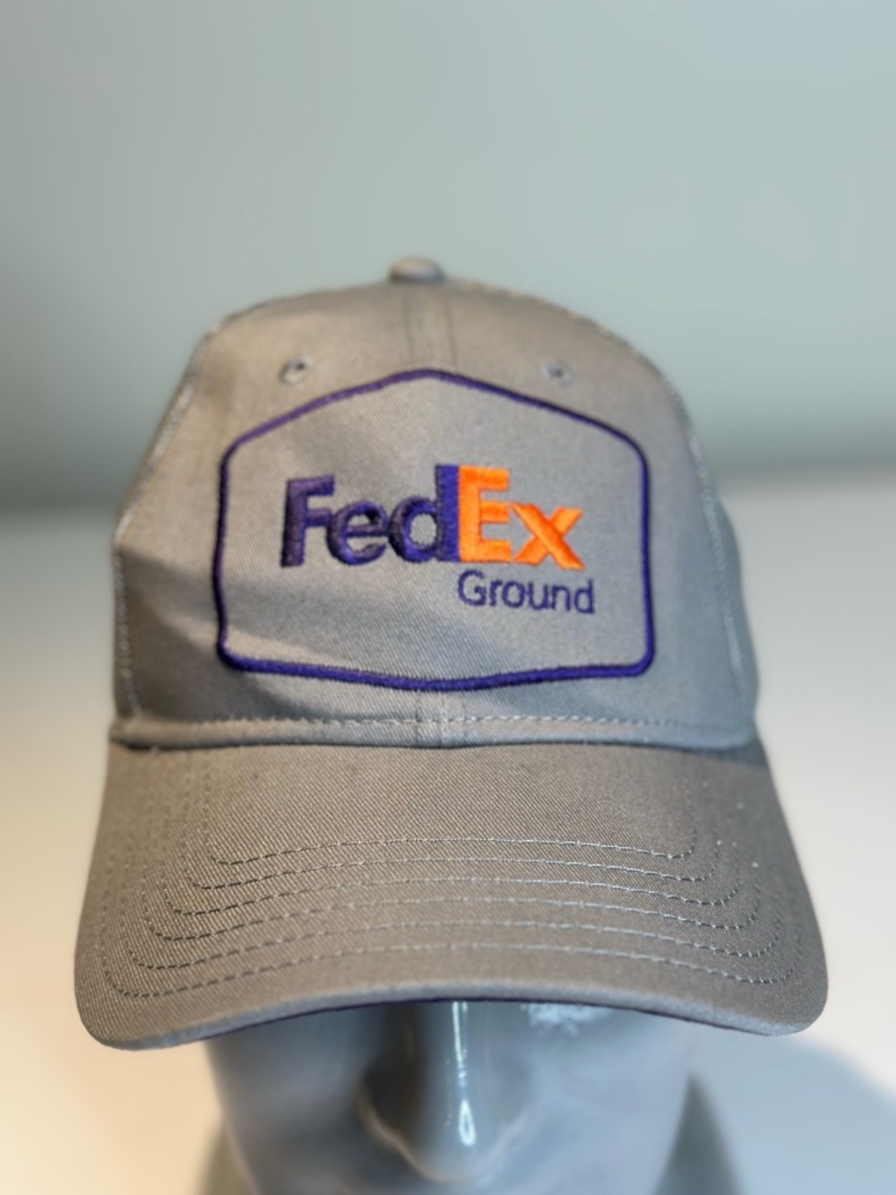 FedEx Ground Gray Logo Cap